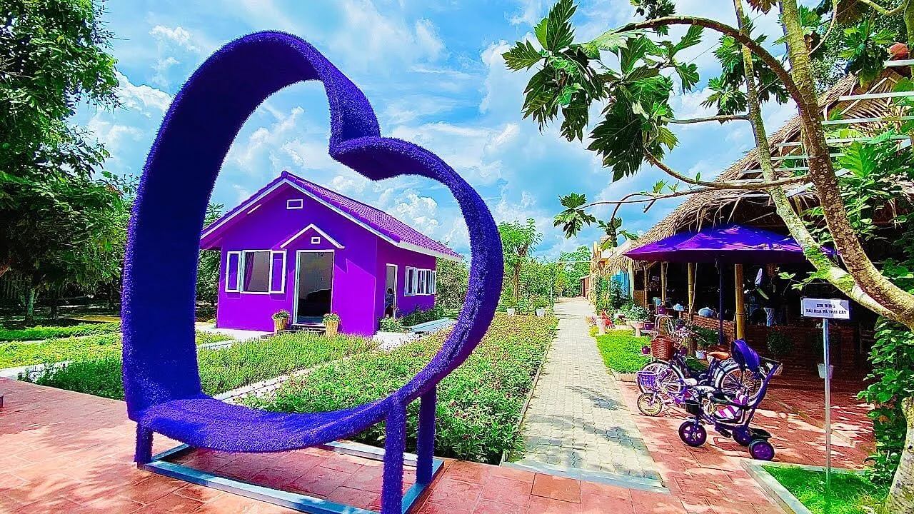 CHỢ NỔI CÁI RĂNG – CĂN NHÀ MÀU TÍM – TP.HCM